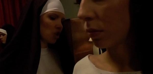  Lesbian booty nun dildo